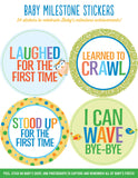 Baby Monthly Milestone Stickers