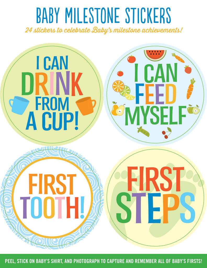 Baby Monthly Milestone Stickers
