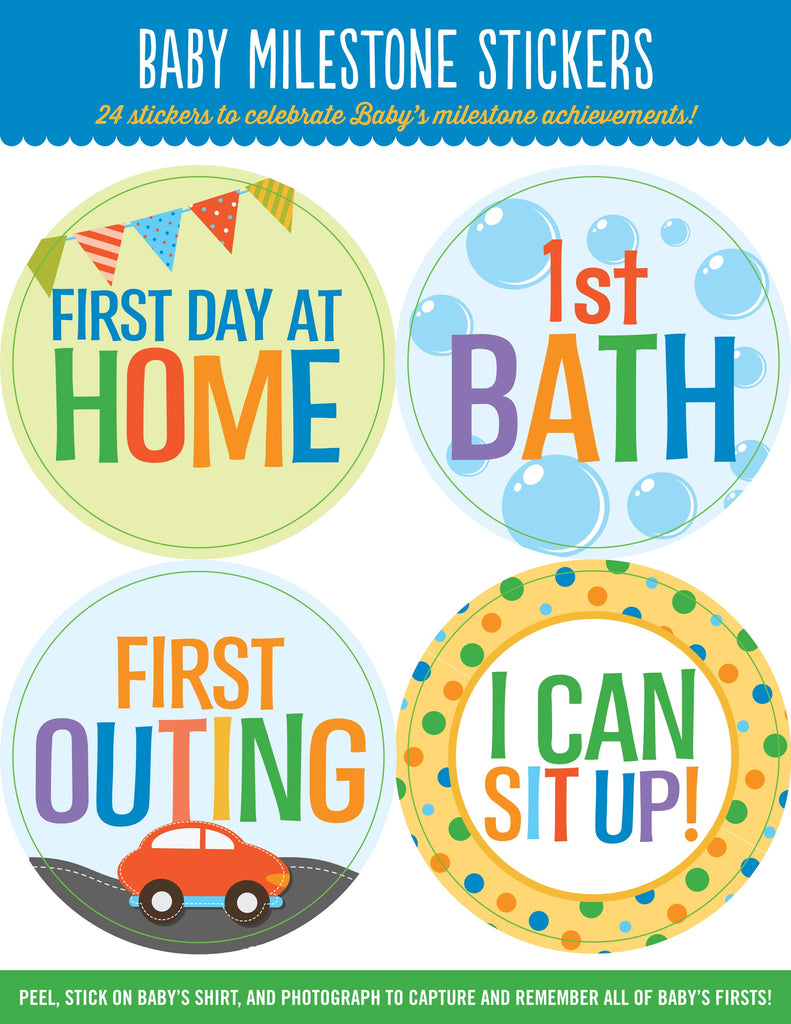 Baby Monthly Milestone Stickers