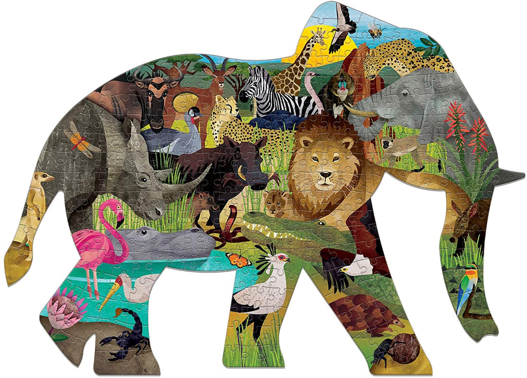 African Safari 300 Piece Shape Puzzle