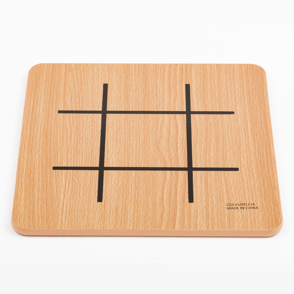 Checkers and Tic Tac Toe 2 in 1 Game Set