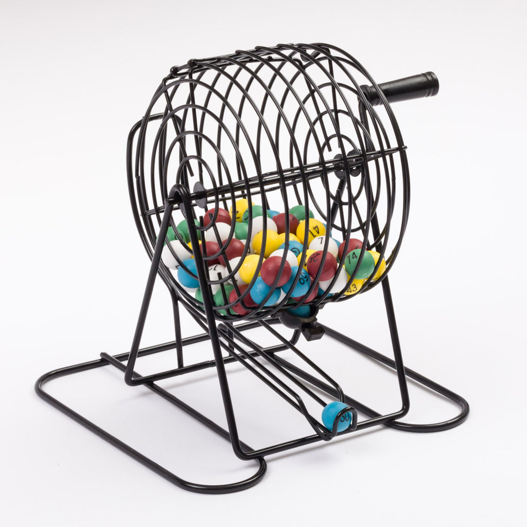 Deluxe Bingo Cage Game Set  - 50 Cards