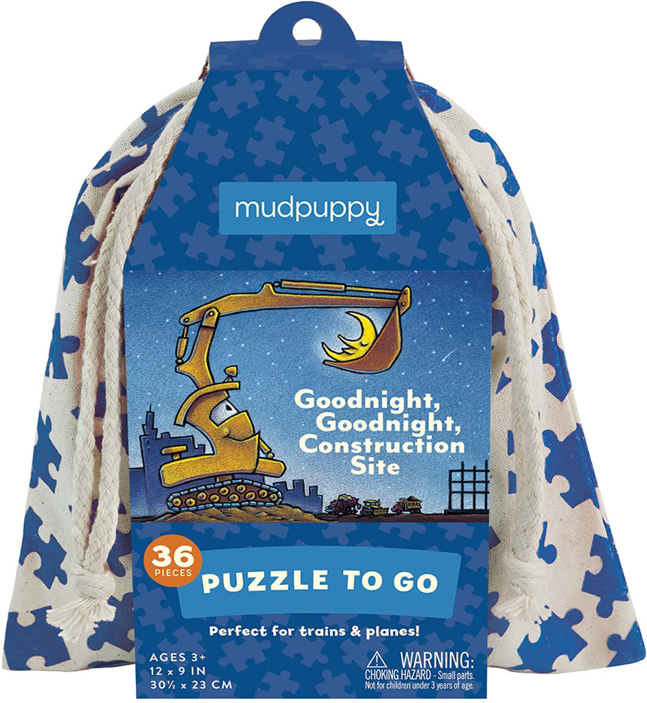 Goodnight Construction Site Puzzle to Go