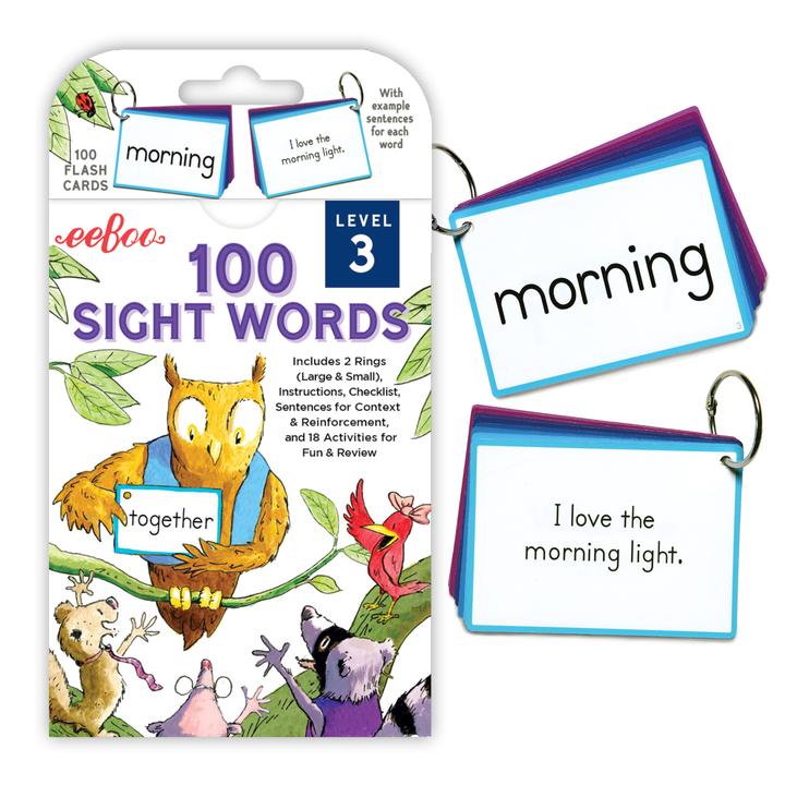 eeBoo 100 Words Flash Cards