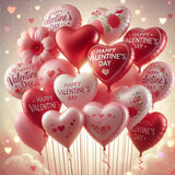 Valentine's Day Balloons 18" Heart Solid Colors