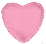 Valentine's Day Balloons 18" Heart Solid Colors