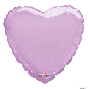 Valentine's Day Balloons 18" Heart Solid Colors