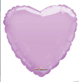 Valentine's Day Balloons 18" Heart Solid Colors