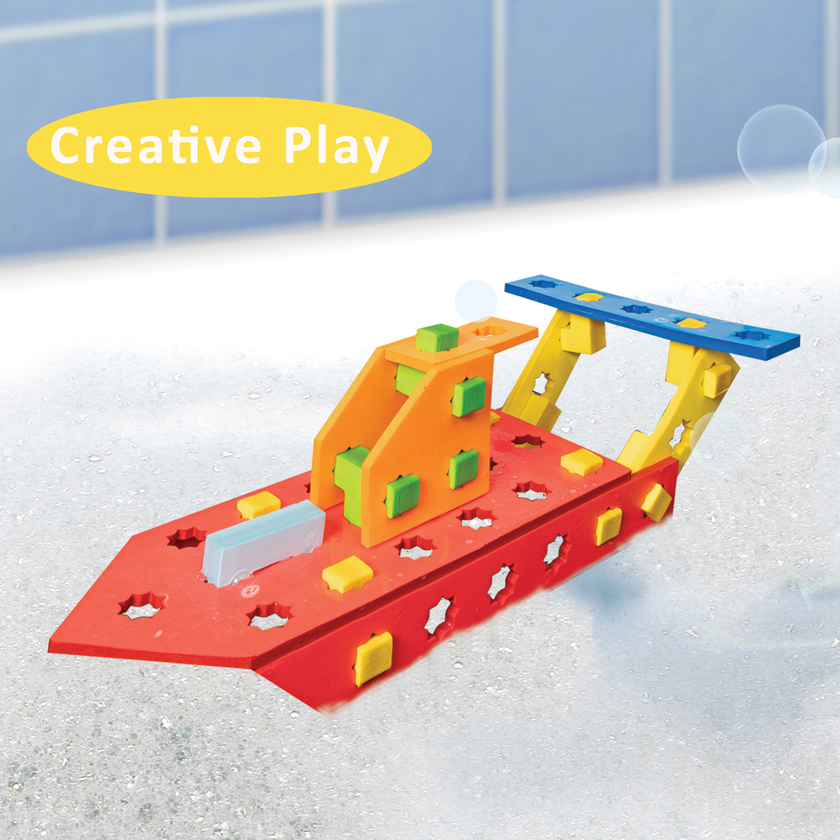 Just Think Toys - BathBlocks STEM Floating Construction Set