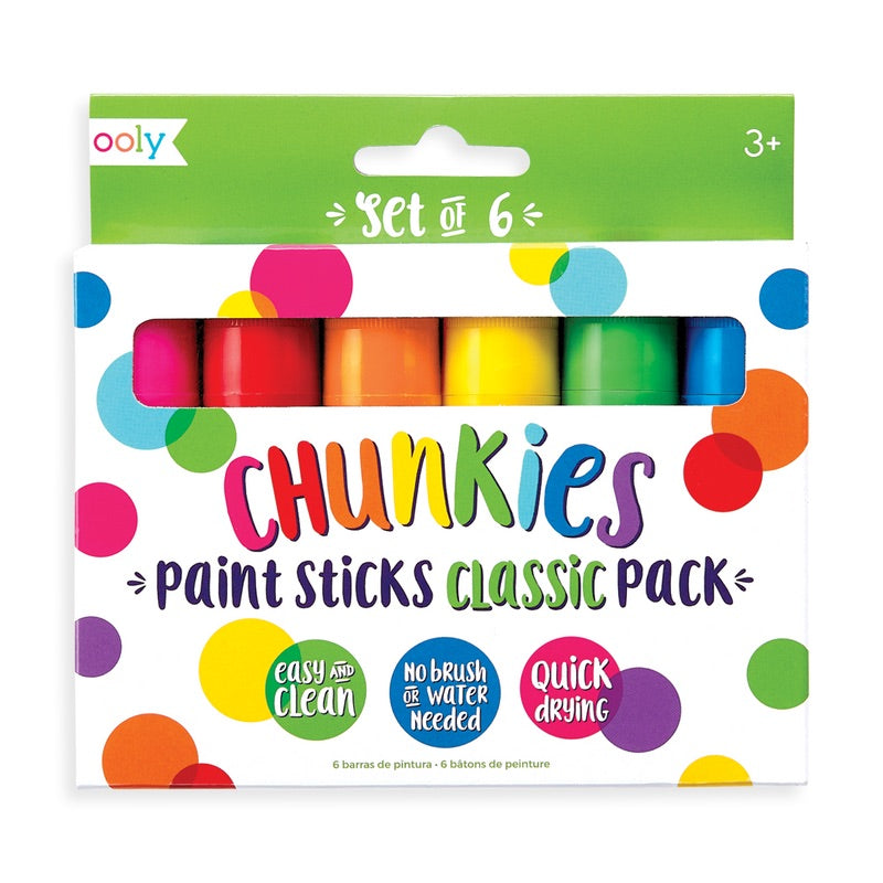 Ooly Chunkies Paint Sticks - Classic Pack
