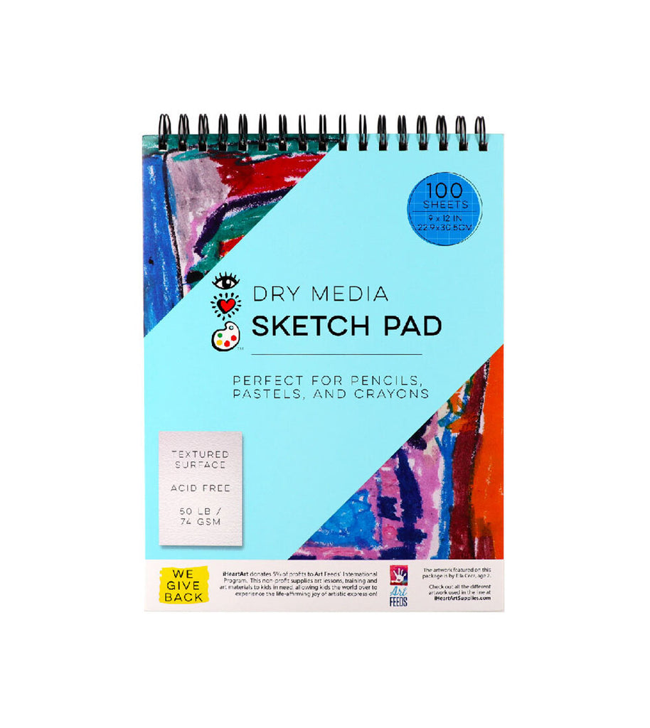 Essentials Pastels Artist Paper Pad 9x12 12 Sheets