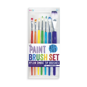 Ooly Lil' Paint Brush Set of 7 Brushes