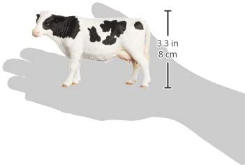 SCHLEICH Farm World Holstein Cow Educational Figurine for Kids Ages 3-8