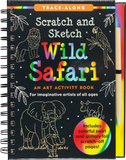 Peter Pauper Press - Scratch & Sketch Wild Safari (Trace Along)
