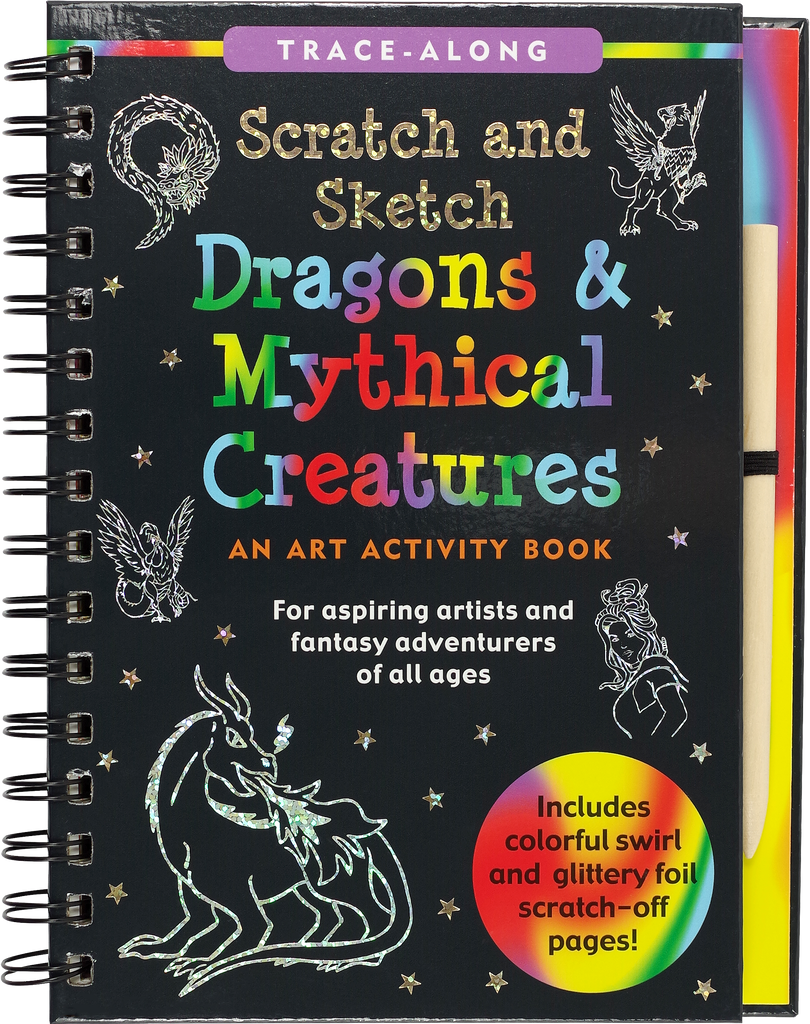 Peter Pauper Press - Scratch & Sketch Dragons & Mythical Creatures