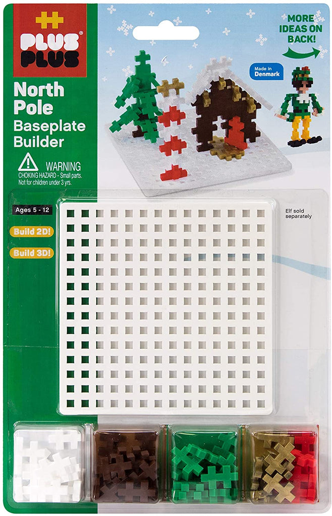 Plus Plus Baseplate Builder North Pole