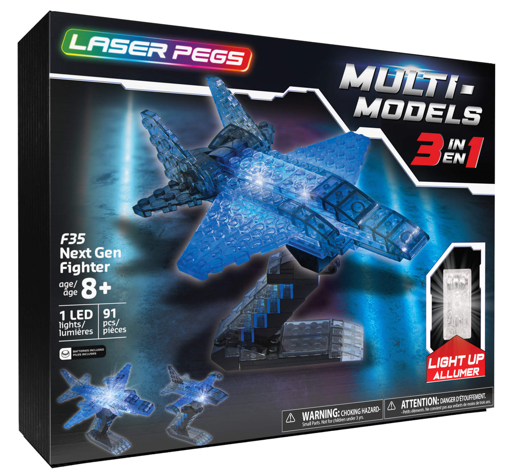Laser Pegs MultiModel - 3 in 1 F35 Jet