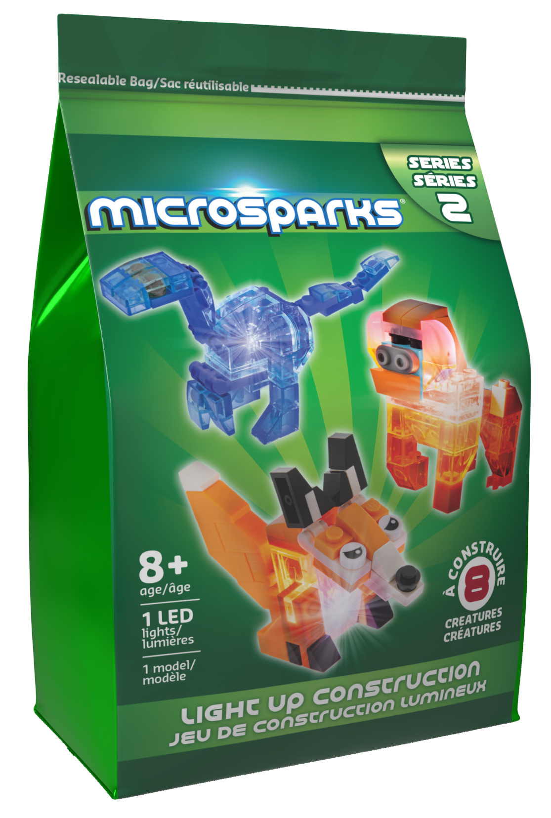 Laser Pegs Microsparks Creature Assortment