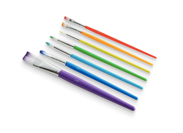 Ooly Lil' Paint Brush Set of 7 Brushes