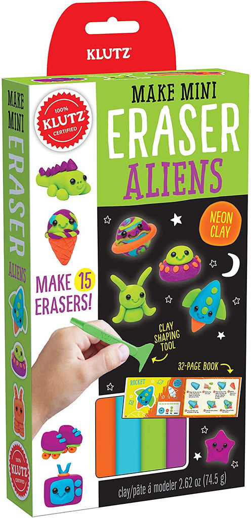 Klutz Make Mini Eraser Aliens Craft Kit – Nature's Nook Children's Toys &  Books