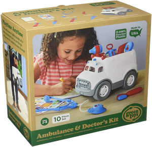 Green Toys Ambulance and Doctor's Kit