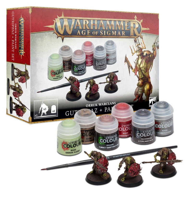 Games Workshop Warhammer Age of Sigmar Paints Set + Tools