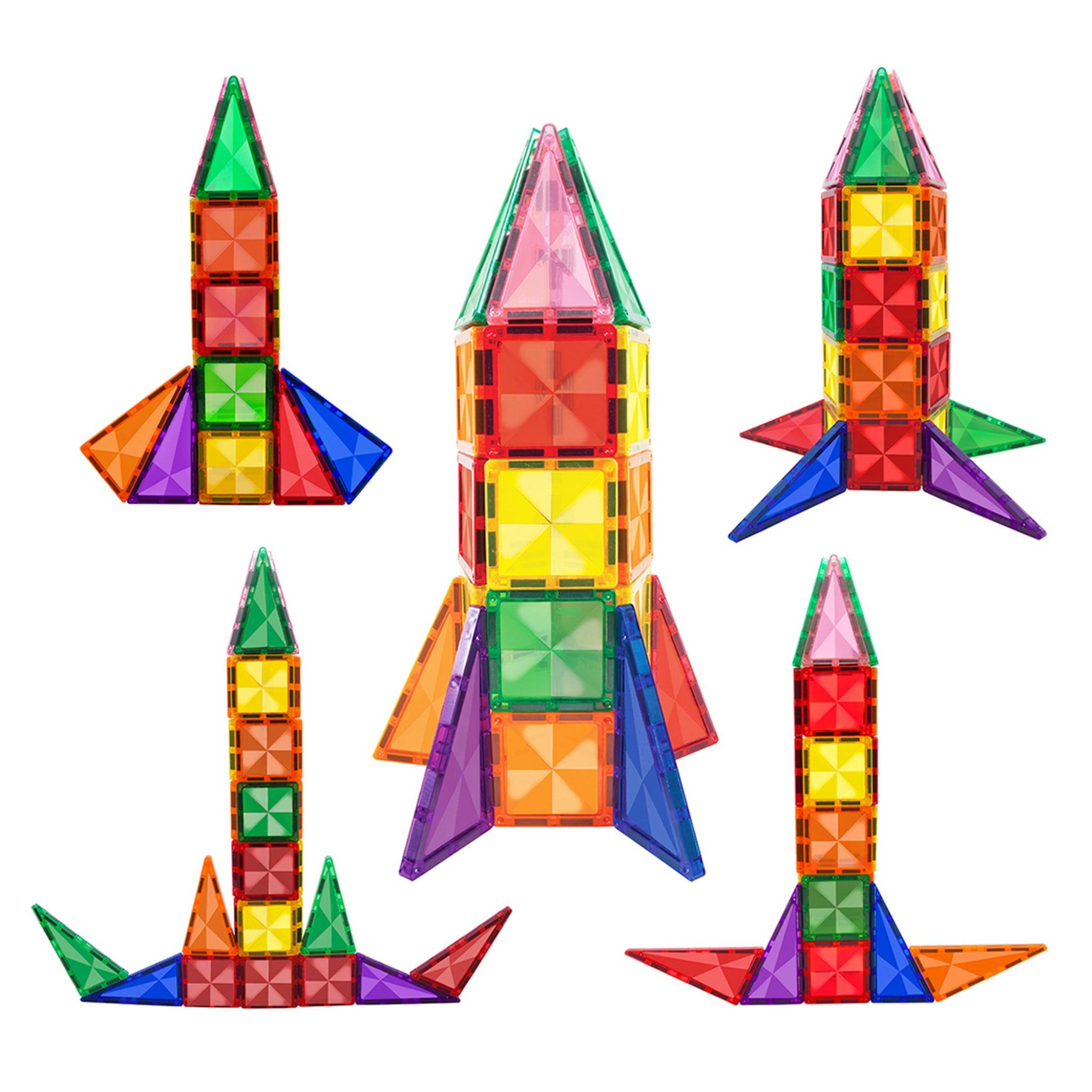 PicassoTiles - Mini Diamond 30pc Rocket Set