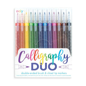 Calligraphy Duo Double Ended Markers Set of 12