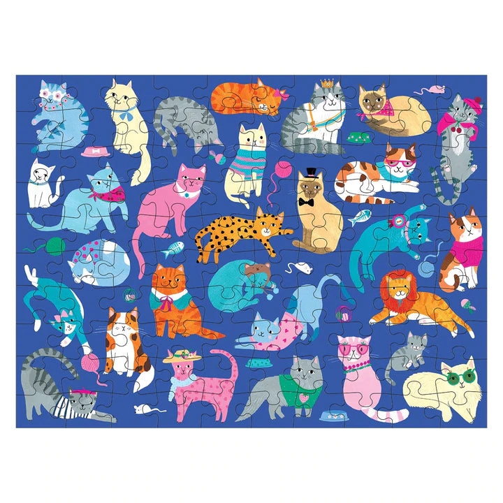 Cats & Dogs 100 Piece Double Sided Puzzle -