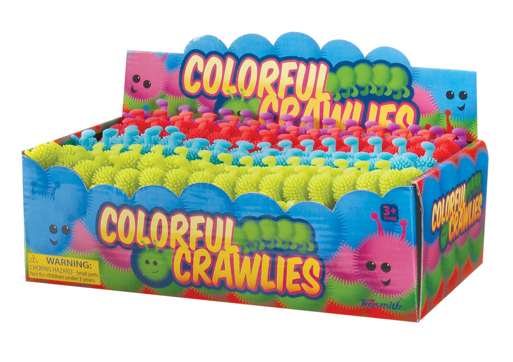 Toysmith - Colorful Crawlies, Squishy Stretchy Tactile Toy