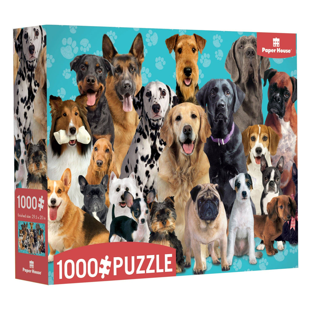 Paper Dogs 1000 Piece Puzzle