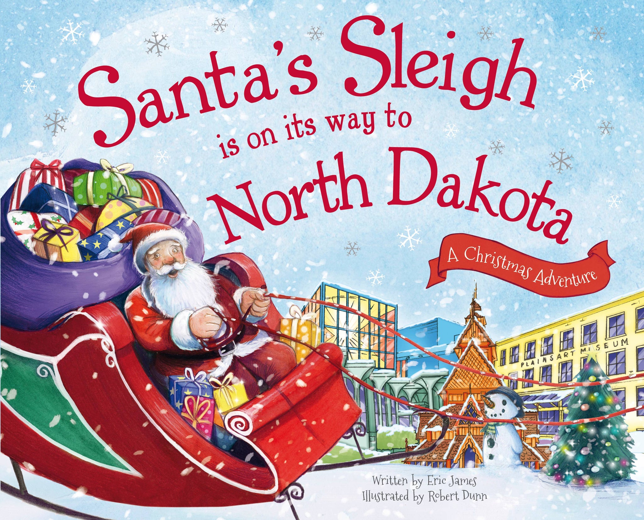 Sourcebooks - Santa's Sleigh Is on Its Way to North Dakota (HC)