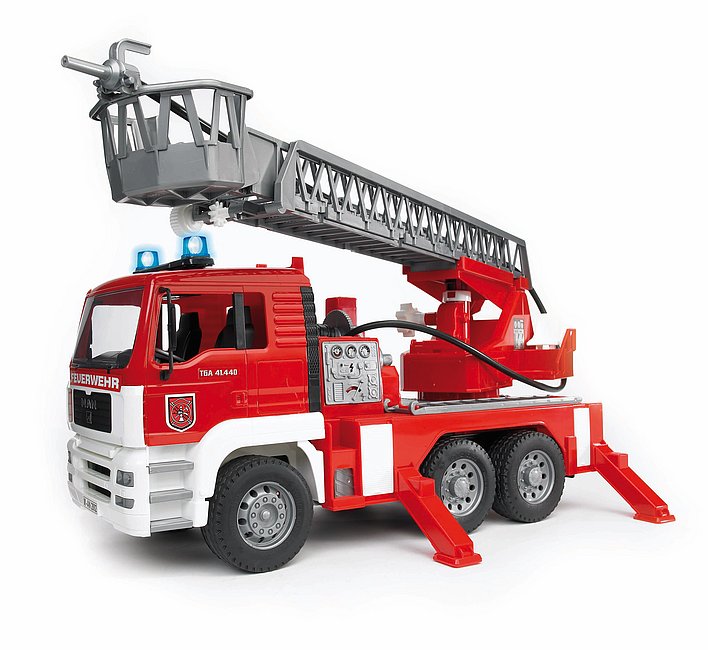 Fire Engine with Ladder Water Pump and Light/Sound Module - Bruder Toys