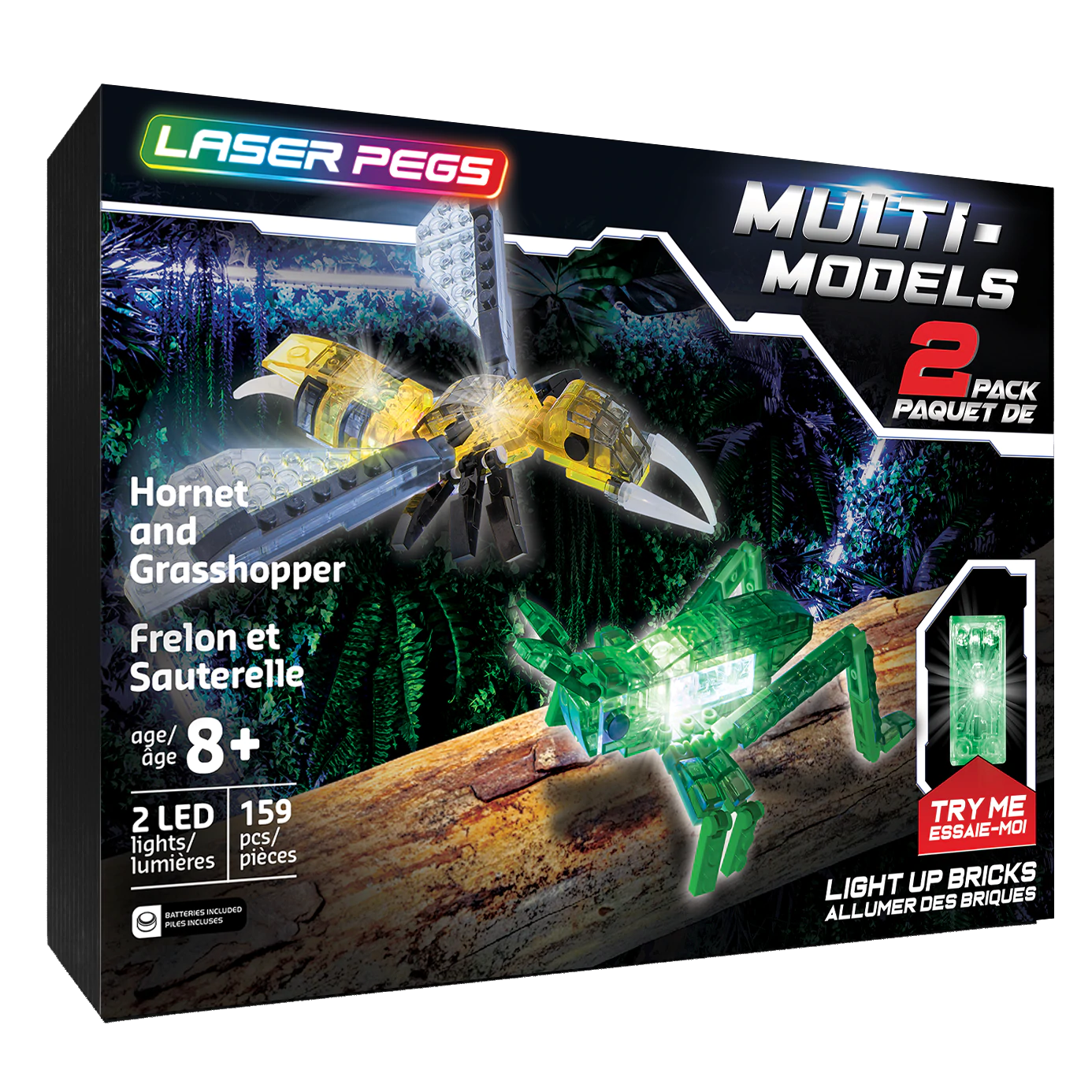 Laser pegs MultiModel- Hornet & Grasshopper Duo