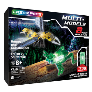 Laser pegs MultiModel- Hornet & Grasshopper Duo