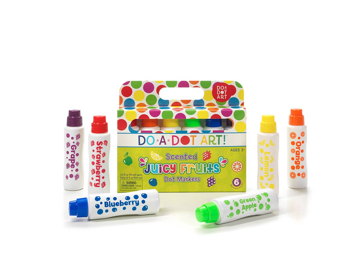 Do a Dot Art! 6 Pack Markers Juicy Fruits Scented