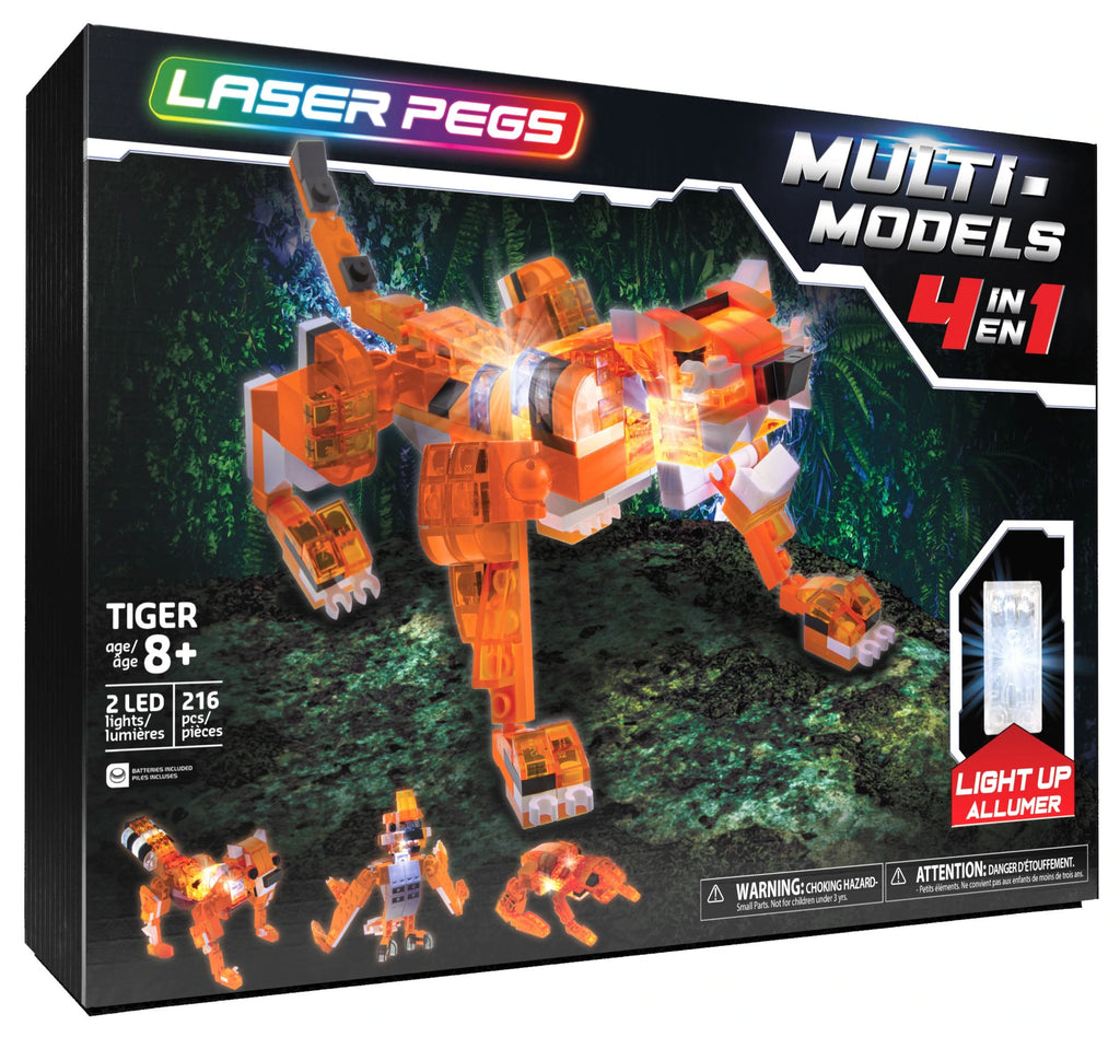 Laser Pegs MultiModel - 4 in 1 Tiger