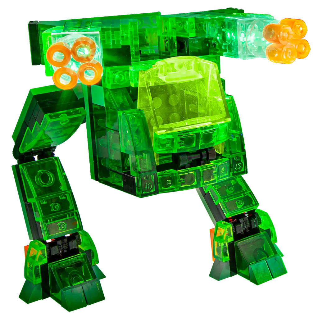 Laser Pegs MultiModel 5 in 1 Mech Attack Suit Nature s Nook