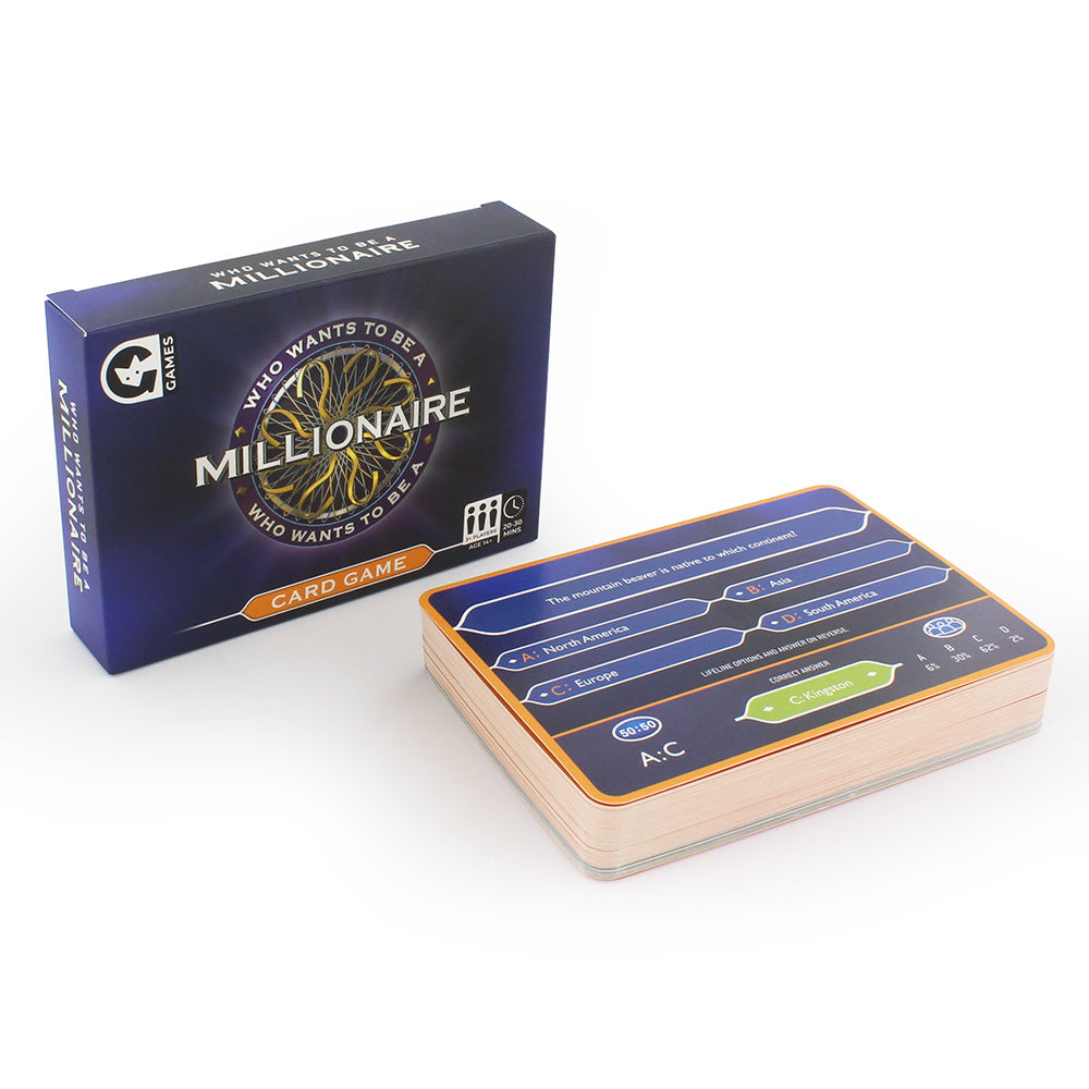 Who Wants to Be a Millionaire - Card Game