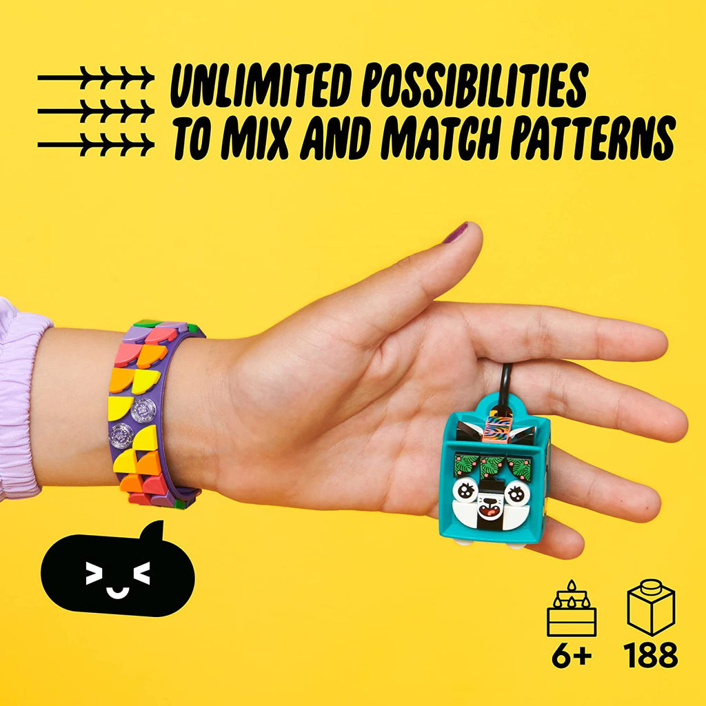 Lego Neon Tiger Bracelet and Bag Tag