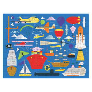 On the Move 100 Piece Double Sided Puzzle