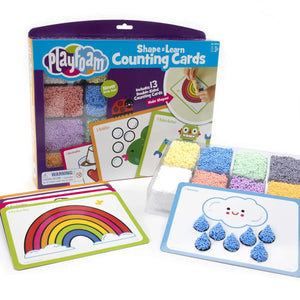 Playfoam Shape & Learn Counting Cards