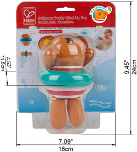 Swimmer Teddy Wind Up Toy