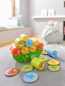 Wooden Fox Stacking Game